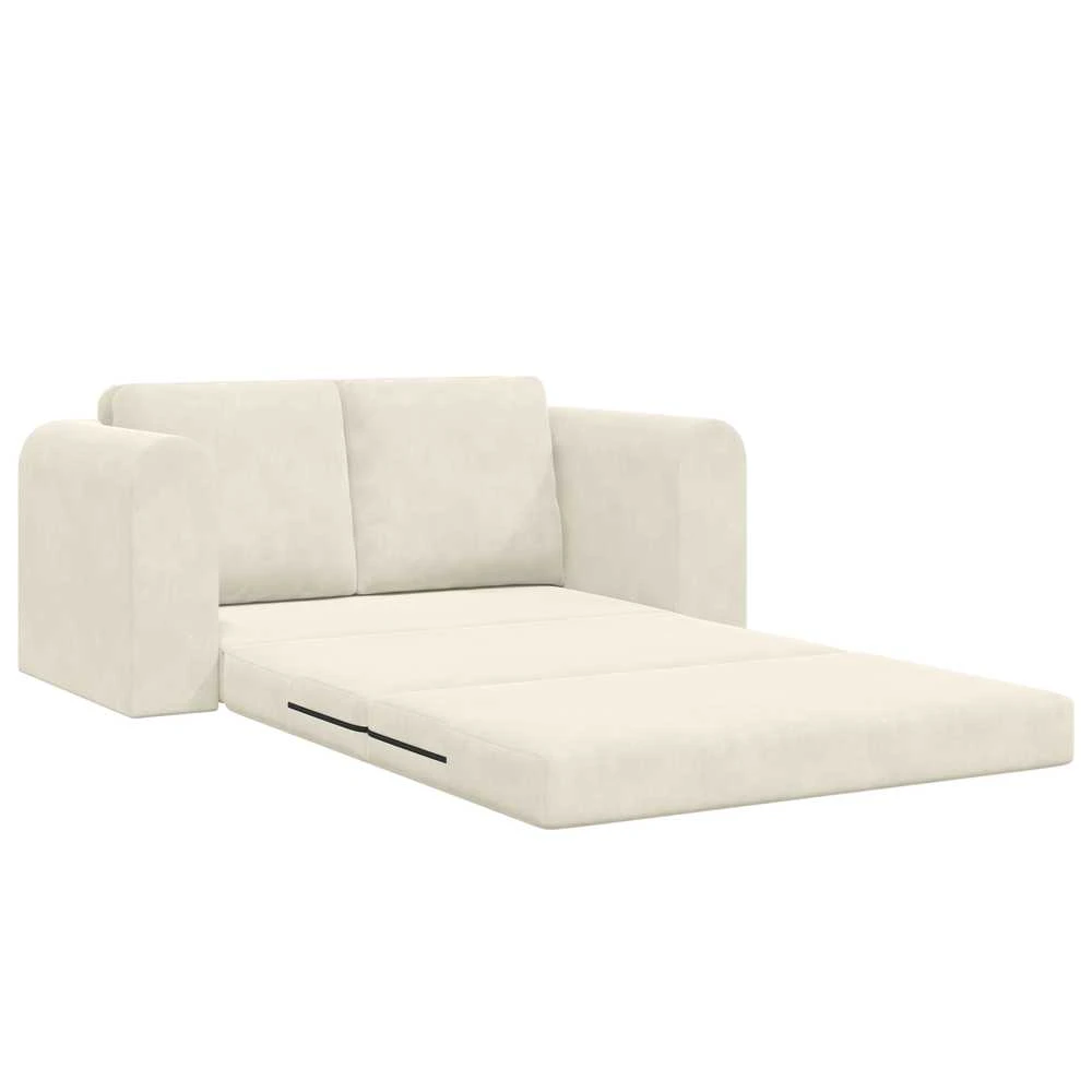 Sofa lova Kreminė 148 x 71 x 83 cm Aksomas