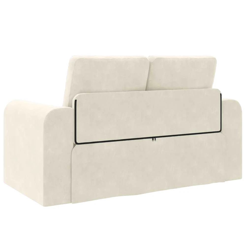 Sofa lova Kreminė 148 x 71 x 83 cm Aksomas