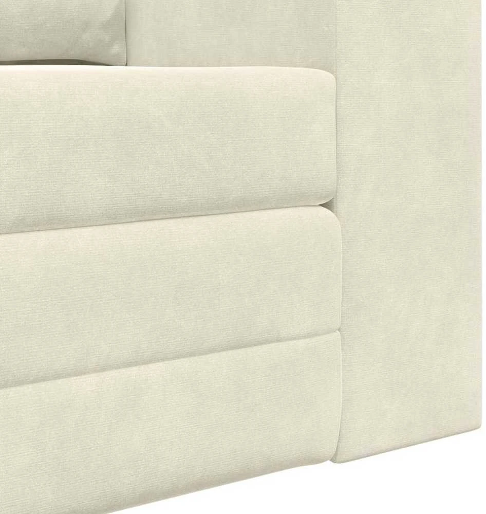 Sofa lova Kreminė 148 x 71 x 83 cm Aksomas