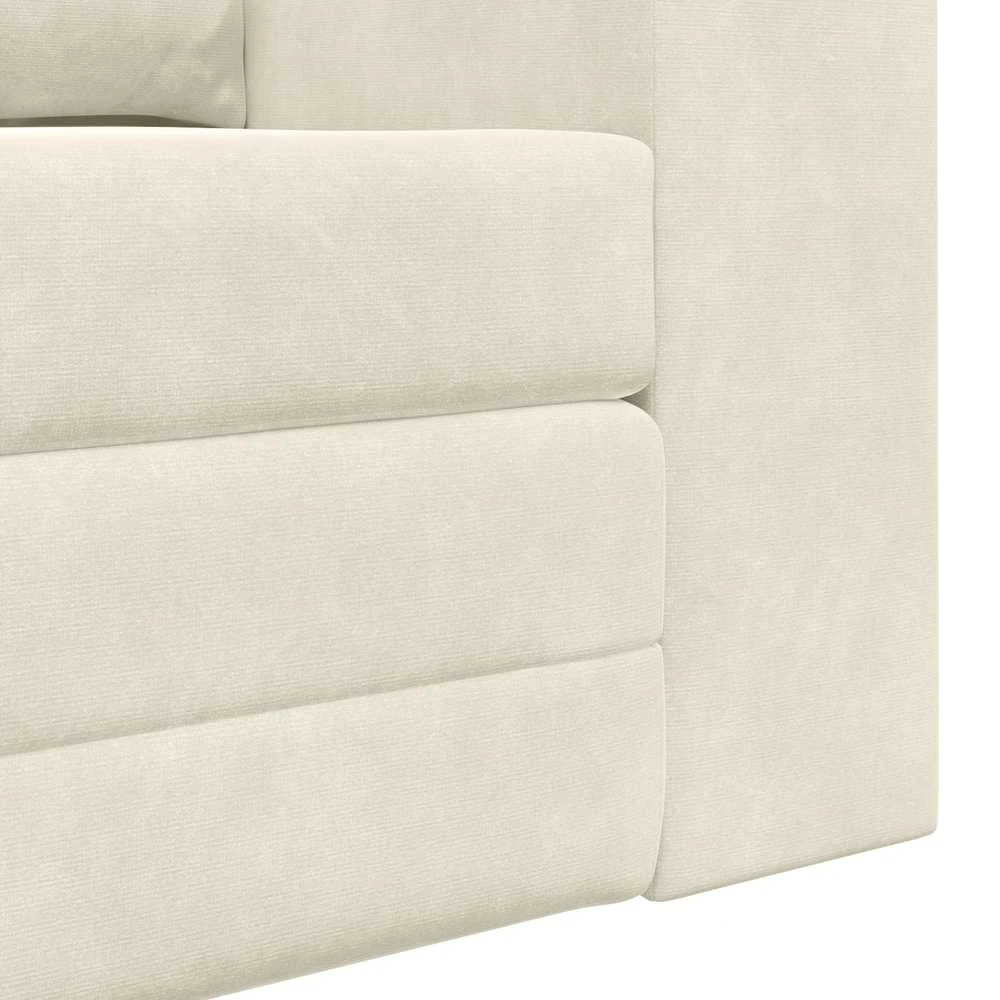 Sofa lova Kreminė 148 x 71 x 83 cm Aksomas