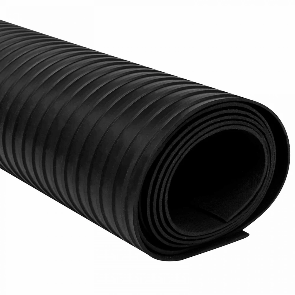 Grindų kilimėlis Juoda 1 x 2 m Guma