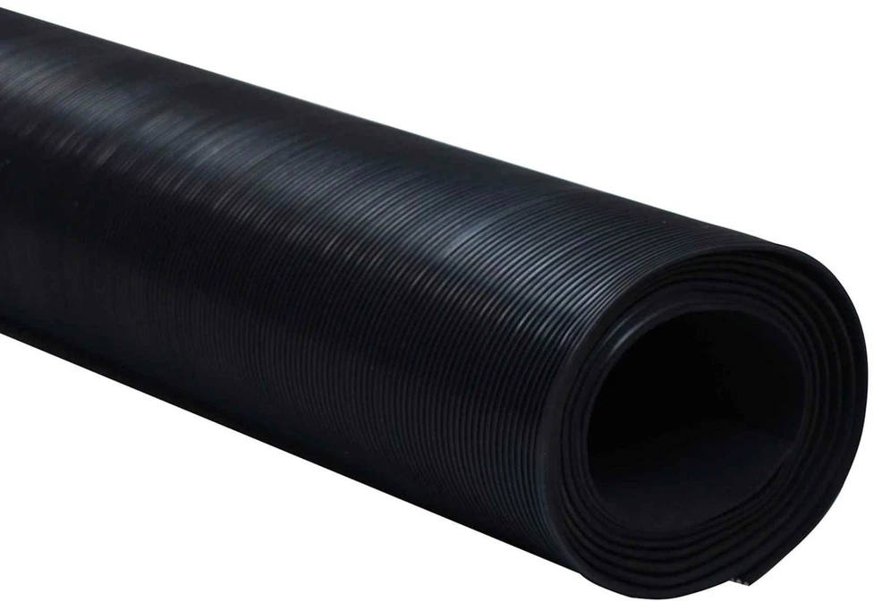 Grindų kilimėlis Juoda 1 x 2 m Guma