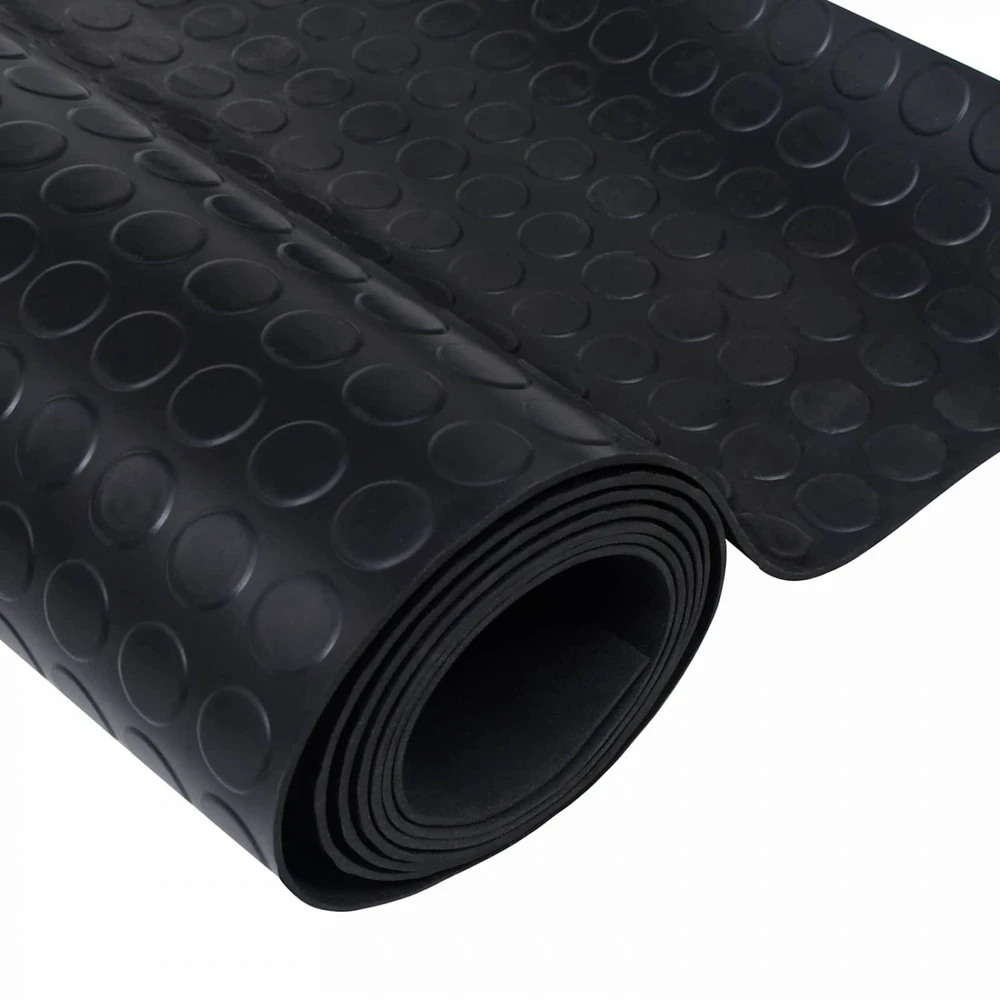 Grindų kilimėlis Juoda 1 x 5 m Guma