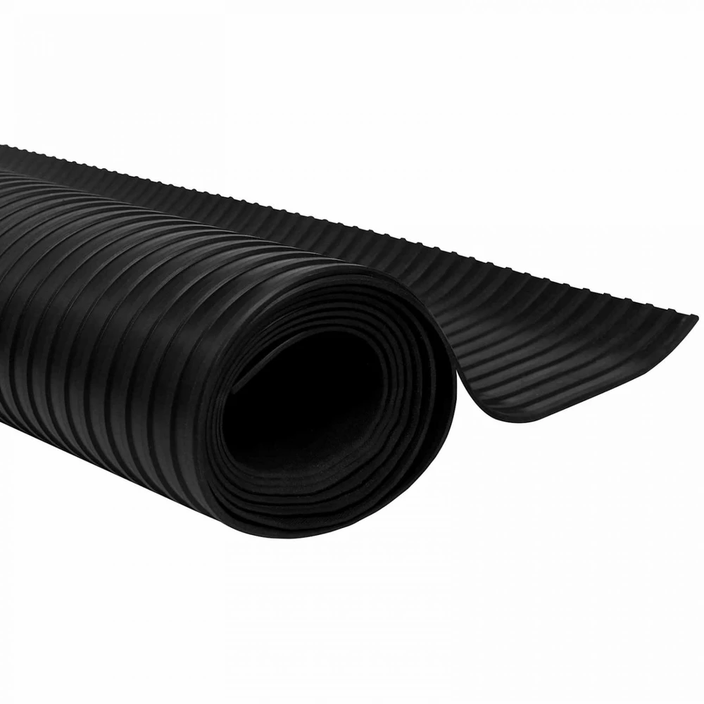 Grindų kilimėlis Juoda 1 x 5 m Guma