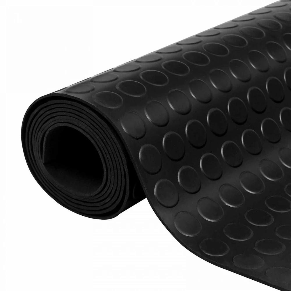 Grindų kilimėlis Juoda 1 x 5 m Guma