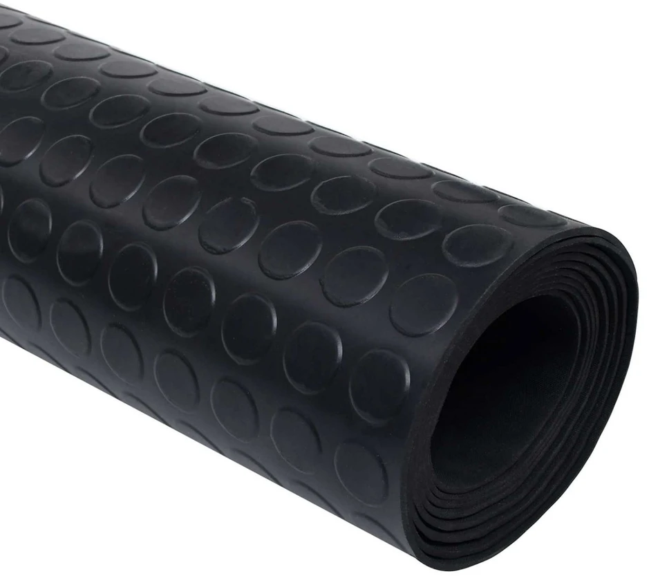 Grindų kilimėlis Juoda 1 x 5 m Guma