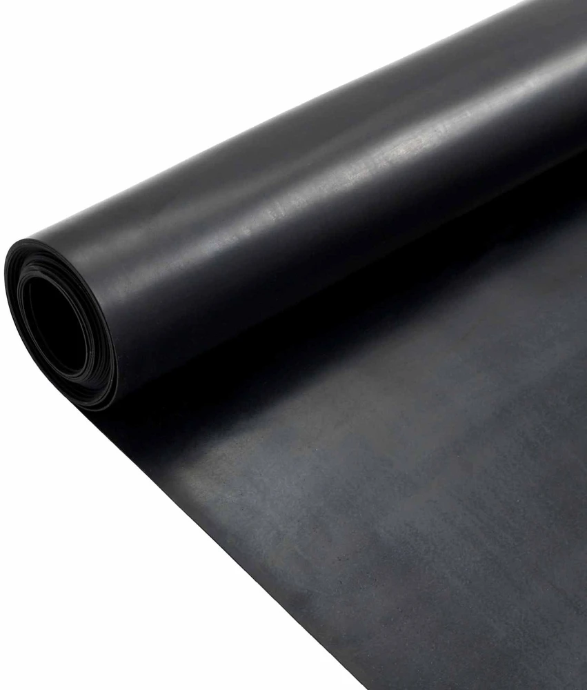 Grindų kilimėlis Juoda 1,2 x 2 m Guma