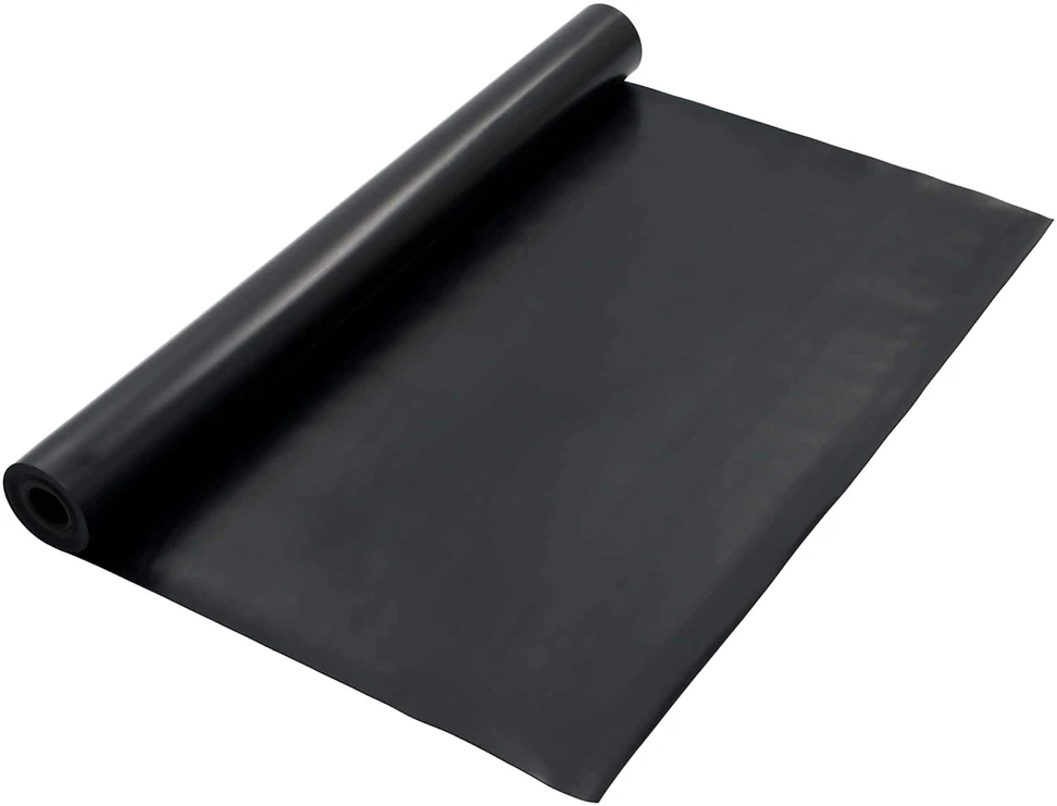 Grindų kilimėlis Juoda 1,2 x 5 m Guma