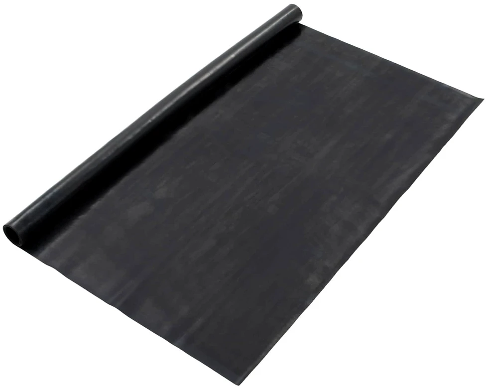 Grindų kilimėlis Juoda 1,2 x 5 m Guma