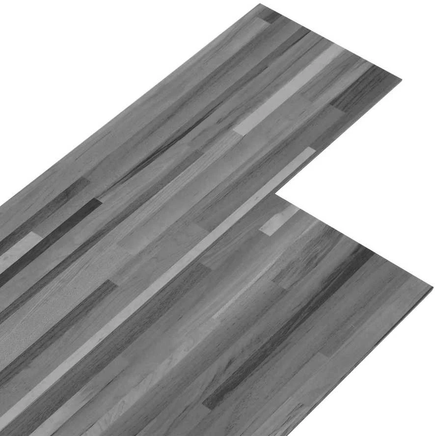 Grindų lentos Dryžuota pilka 2,51 m² 18 vnt. PVC