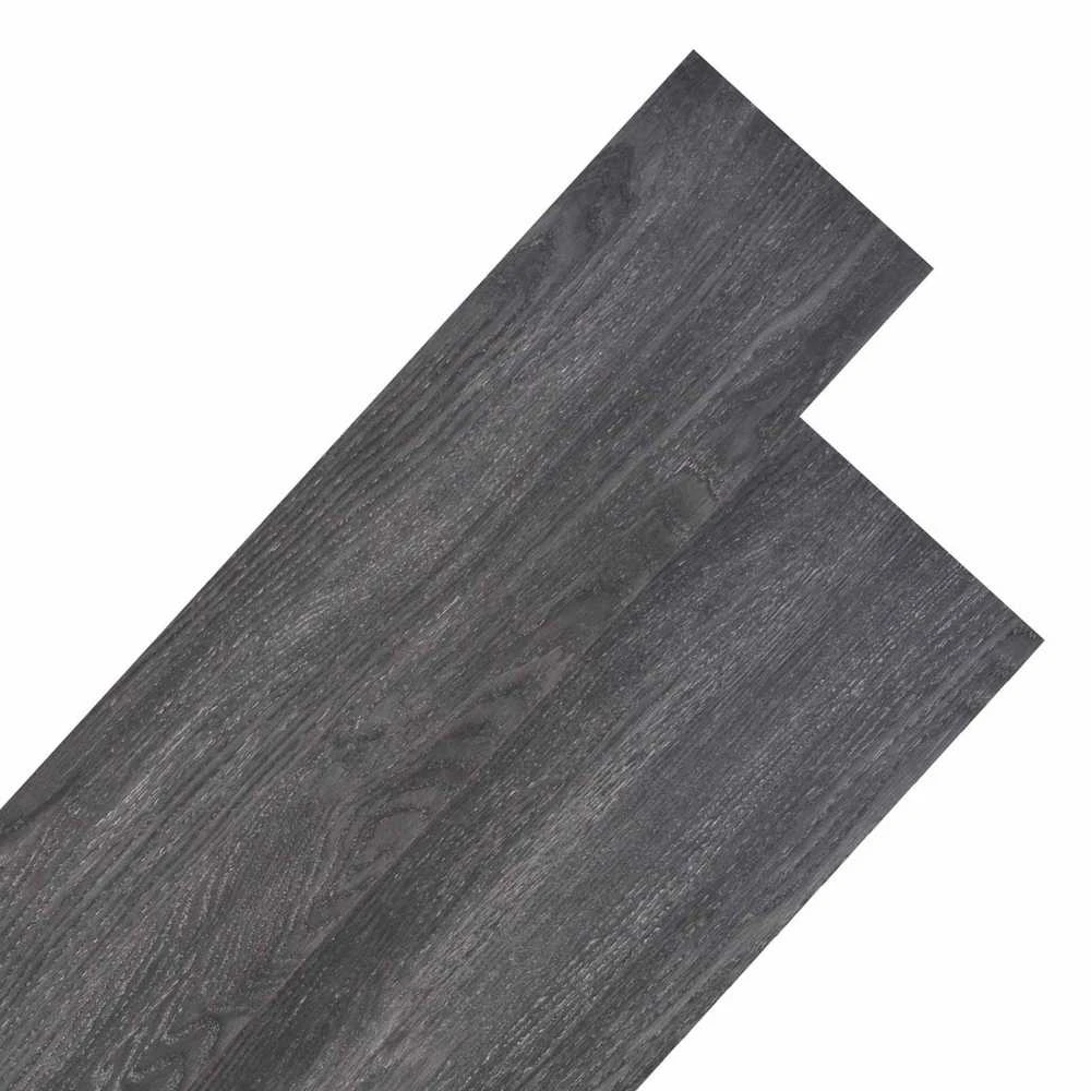 Grindų lentos Juoda ir Balta 5,26 m² 18 vnt. PVC