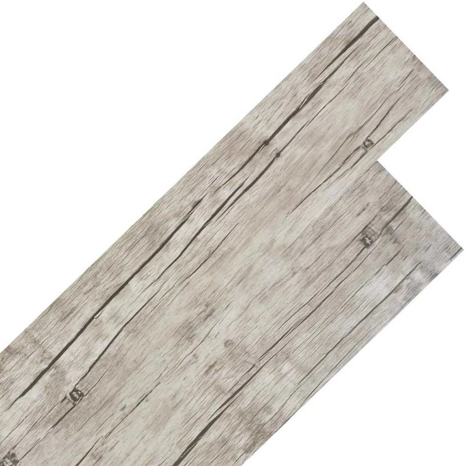 Grindų lentos Ąžuolo nuplauta 2,51 m² 18 vnt. PVC