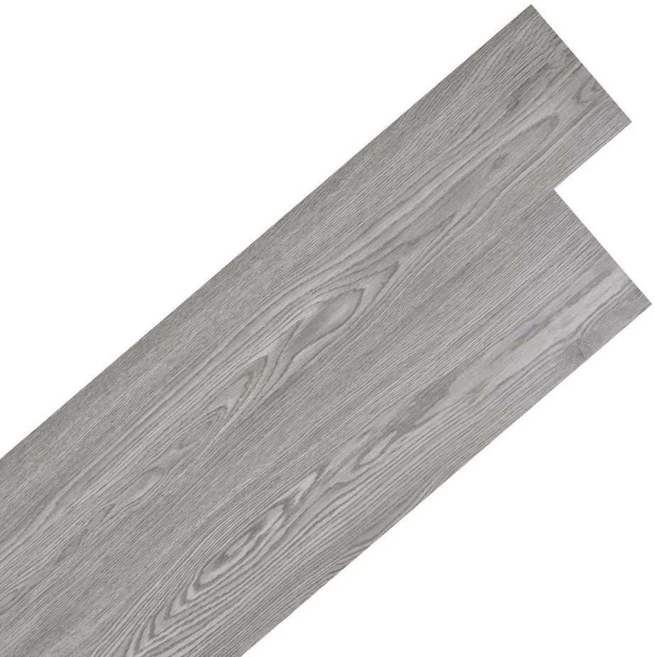 Grindų lentos Tamsiai pilka 2,51 m² 18 vnt. PVC