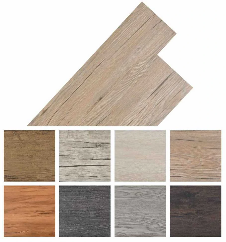 Grindų lentos Ąžuolo ruda 5,02 m² 36 vnt. PVC