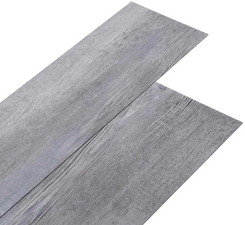 Grindų lentos Matinė medžio pilka 5,02 m² 36 vnt. PVC