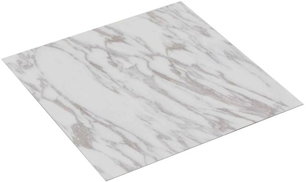 Grindų lentos Balti marmuro 5,11 m² 55 vnt. PVC