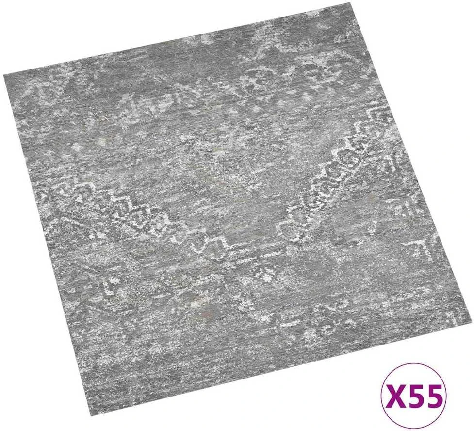 Grindų lentos Betono Pilka 5,11 m² 55 vnt. PVC