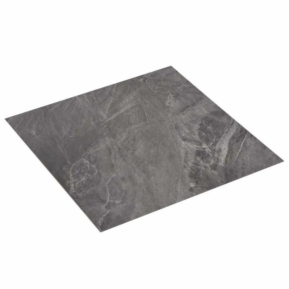 Grindų lentos Juoda ir Balta 5,11 m² 55 vnt. PVC