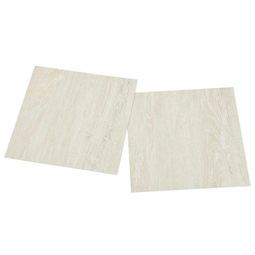 Grindų lentos Kreminė balta 5,11 m² 55 vnt. PVC