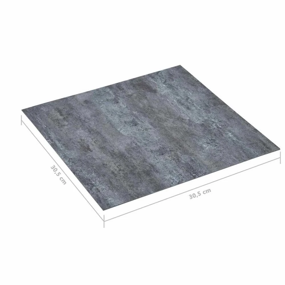 Grindų lentos Pilkas marmuras 5,11 m² 55 vnt. PVC