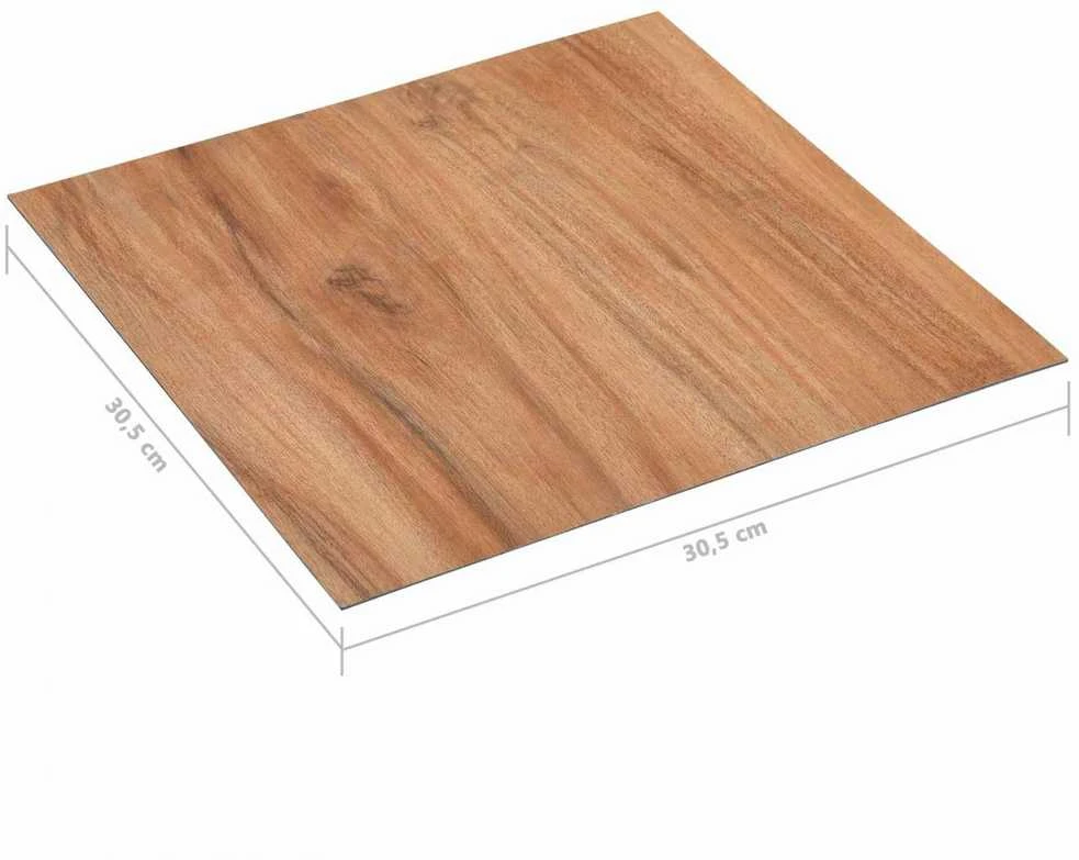 Grindų lentos Šviesi mediena 5,11 m² 55 vnt. PVC