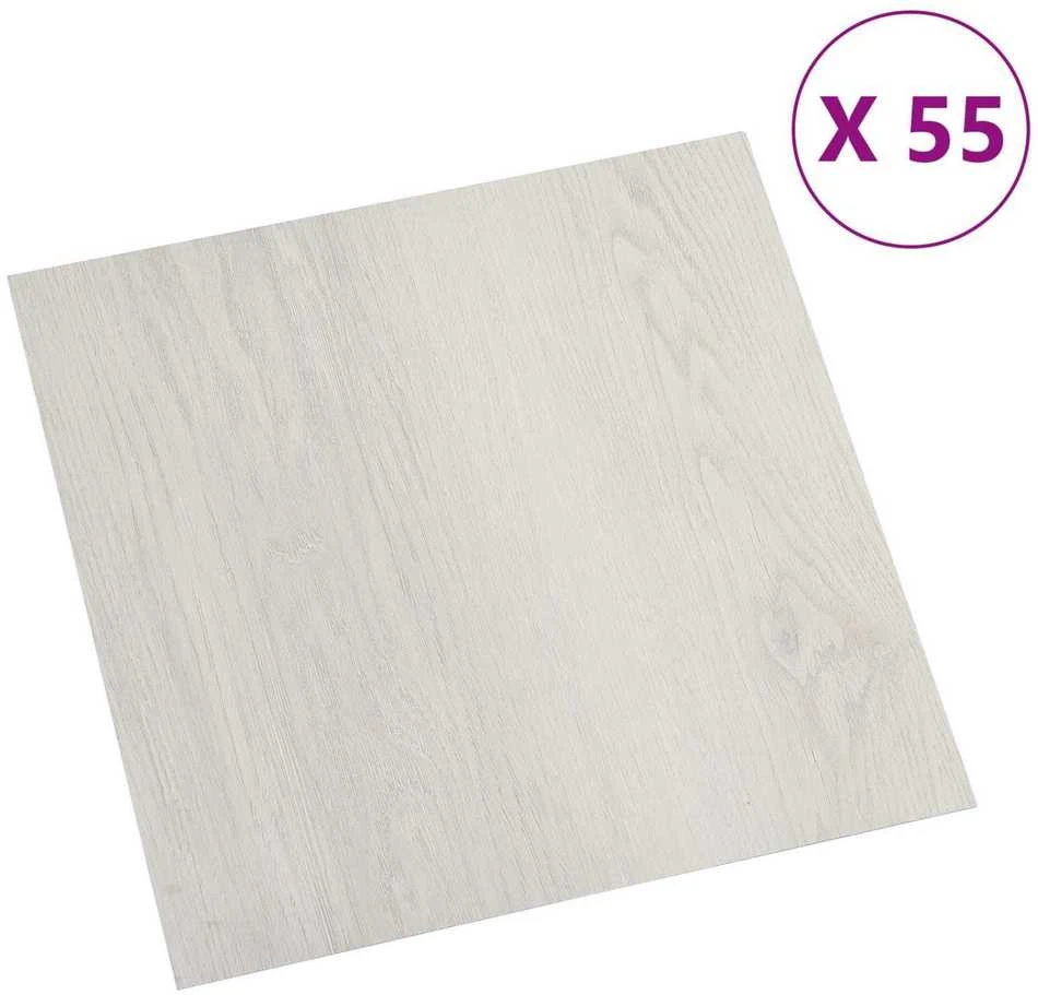 Grindų lentos Šviesiai smėlinė 5,11 m² 55 vnt. PVC