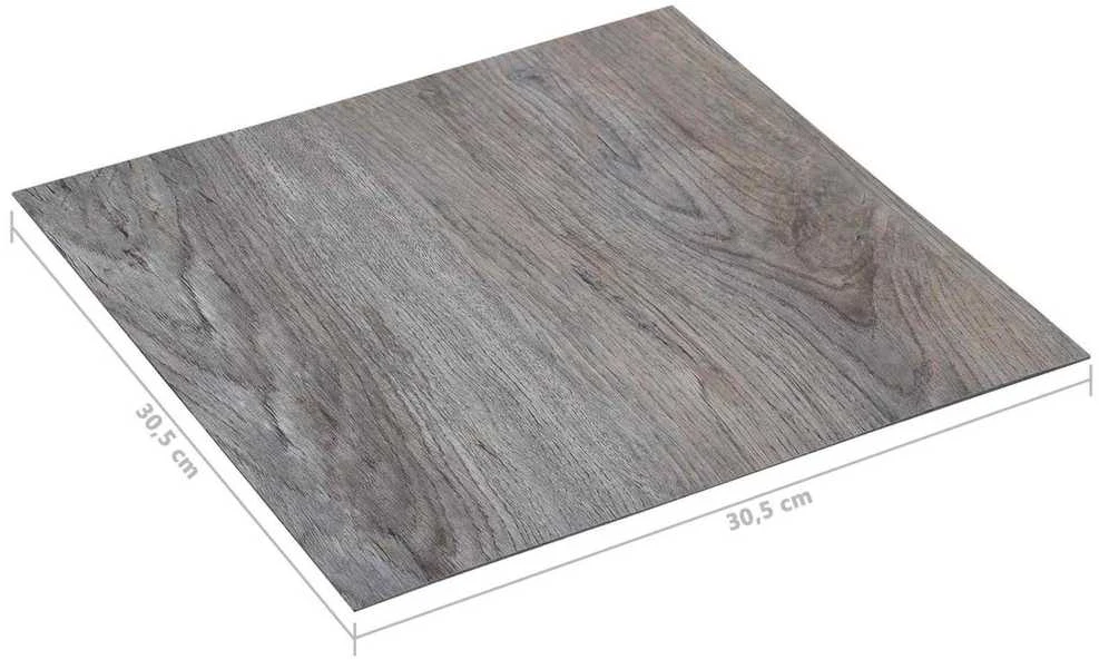 Grindų lentos Šviesiai rudas 5,11 m² 55 vnt. PVC