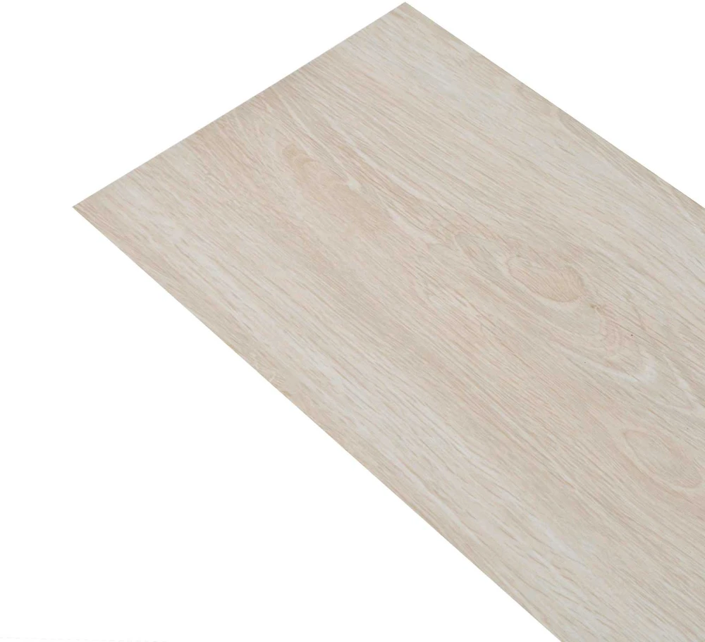 Grindų lentos Ąžuolo klasikinė balta 2,51 m² 18 vnt. PVC
