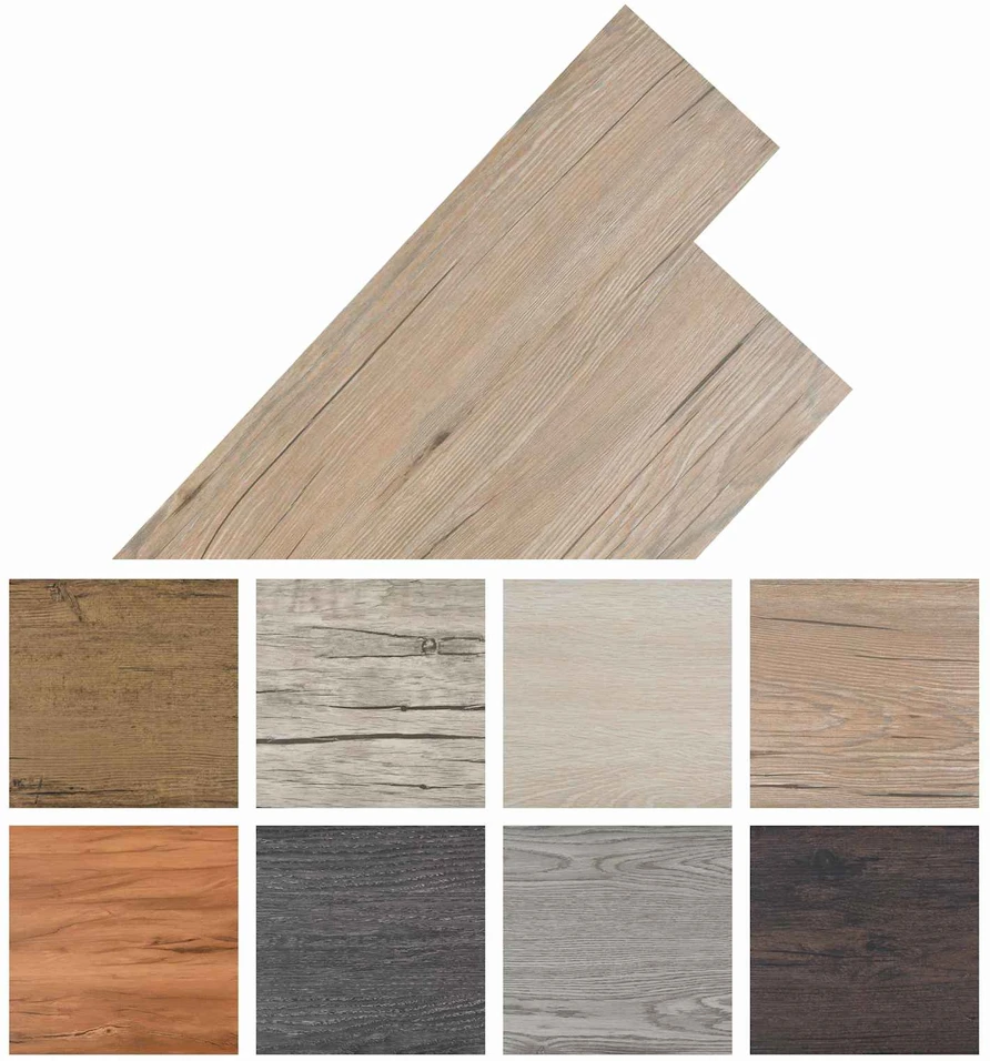 Grindų lentos Ąžuolo ruda 5,02 m² 36 vnt. PVC
