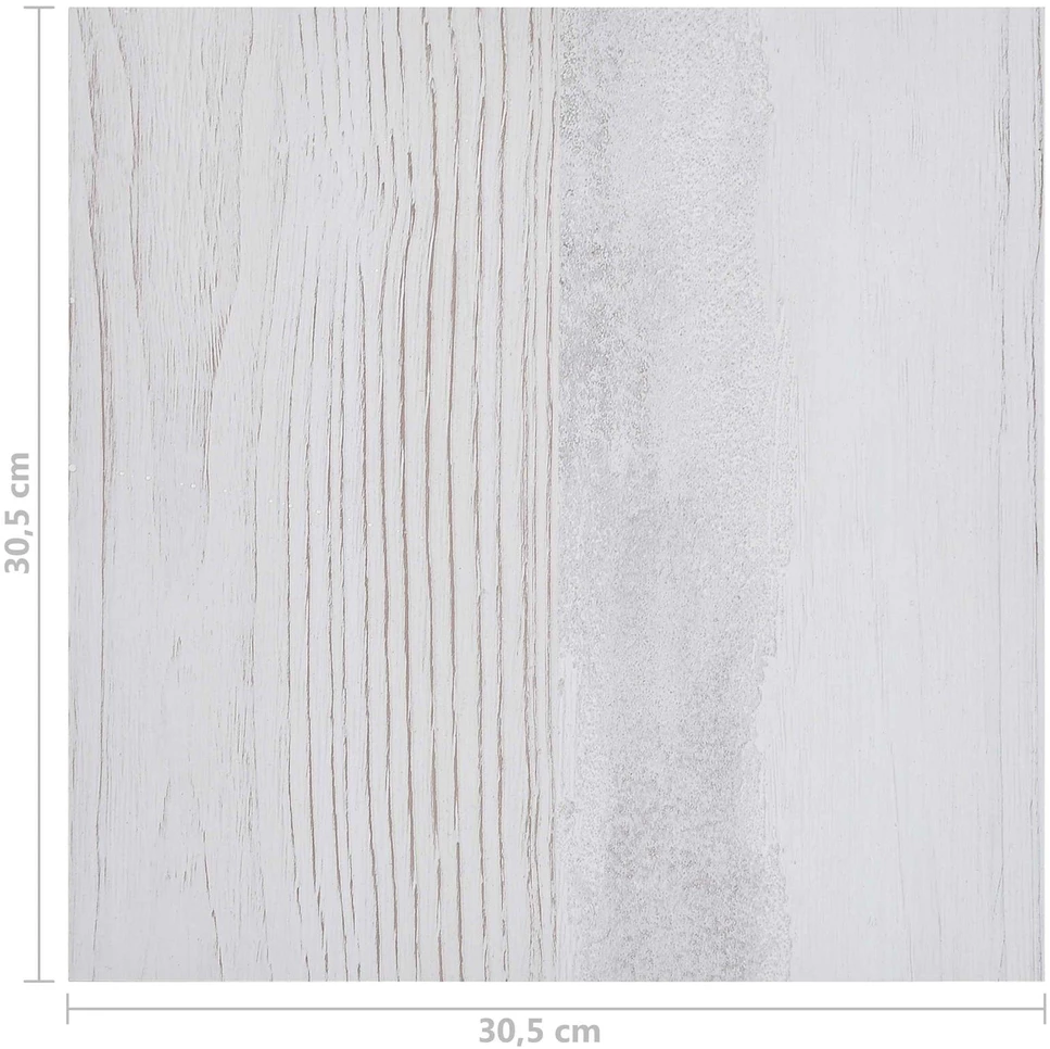 Grindų lentos Balta ir šviesiai pilka 5,11 m² 55 vnt. PVC