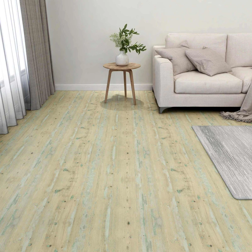 Grindų lentos Balta ir Šviesiai Ruda 5,11 m² 55 vnt. PVC