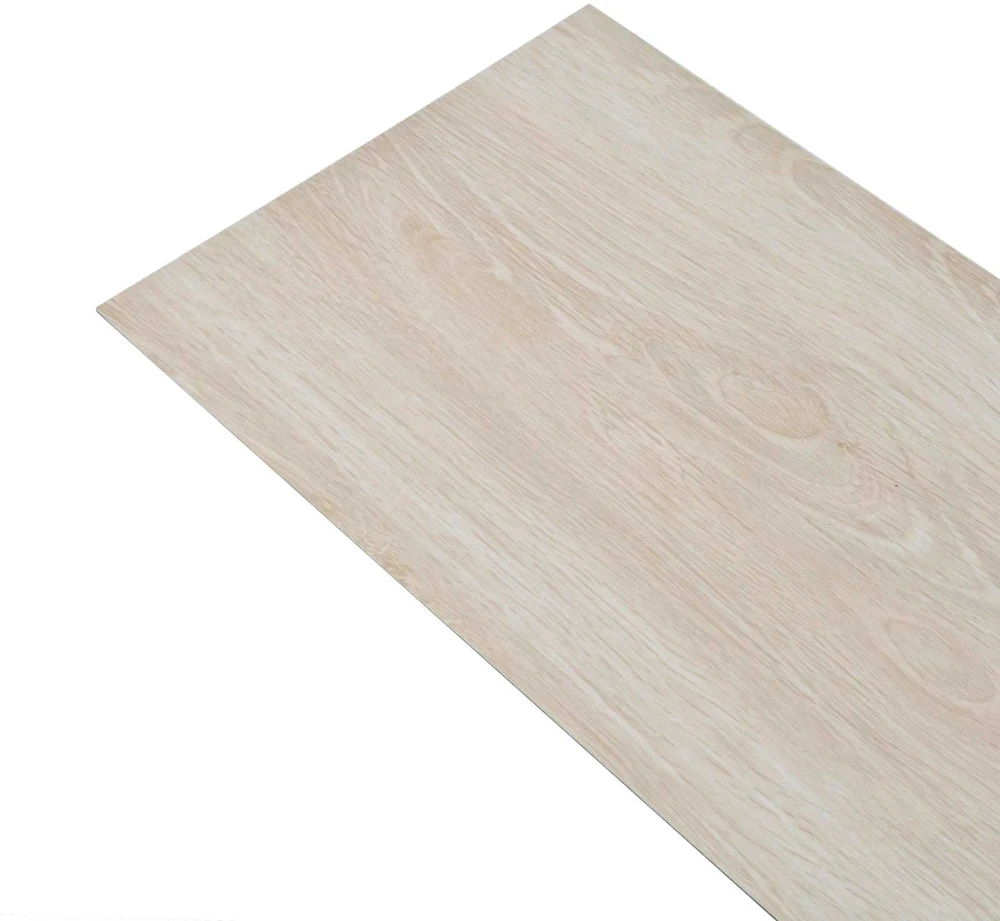 Grindų lentos Ąžuolo klasikinė balta 5,26 m² 18 vnt. PVC