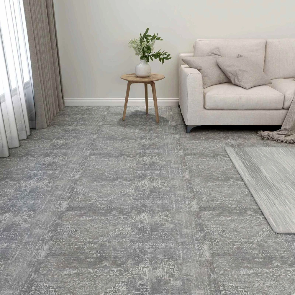 Grindų lentos Betono Pilka 5,11 m² 55 vnt. PVC