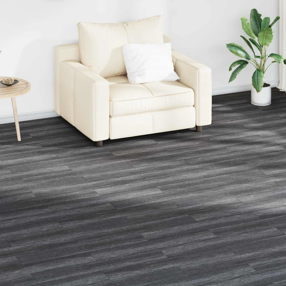 Grindų lentos Juoda ir Balta 2,51 m² 18 vnt. PVC