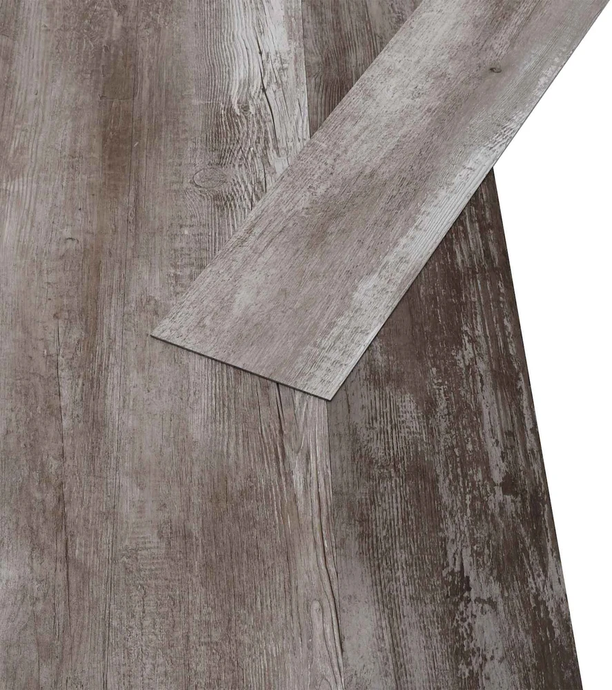 Grindų lentos Matinė medžio ruda 5,02 m² 36 vnt. PVC