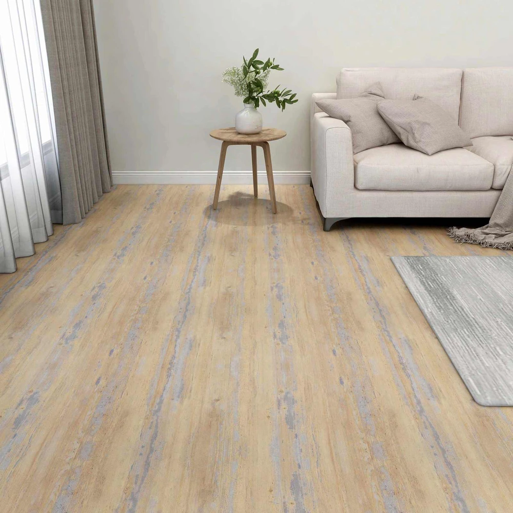 Grindų lentos Ruda ir pilka 5,11 m² 55 vnt. PVC