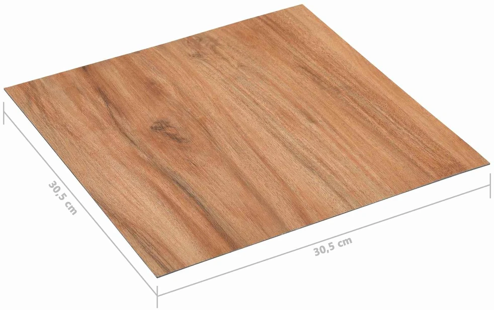 Grindų lentos Šviesi mediena 5,11 m² 55 vnt. PVC