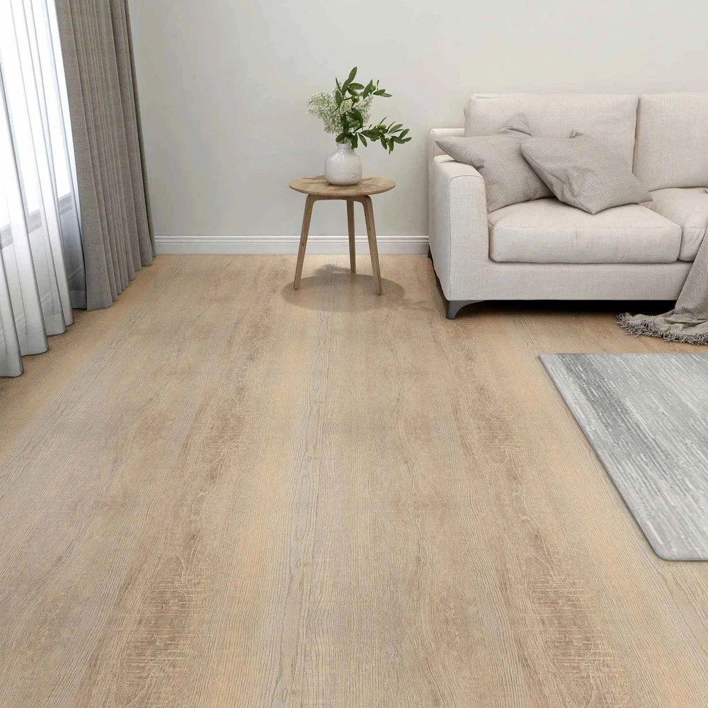 Grindų lentos Šviesiai pilka, Tamsiai ruda 5,11 m² 55 vnt. PVC