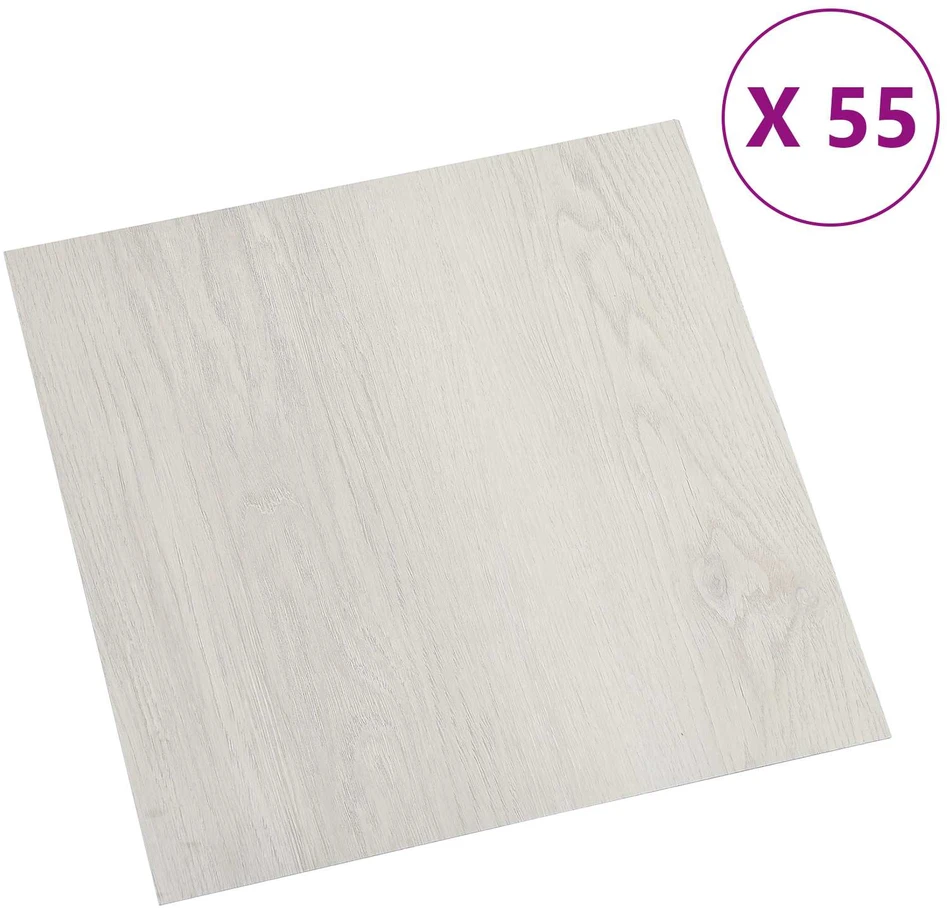 Grindų lentos Šviesiai smėlinė 5,11 m² 55 vnt. PVC