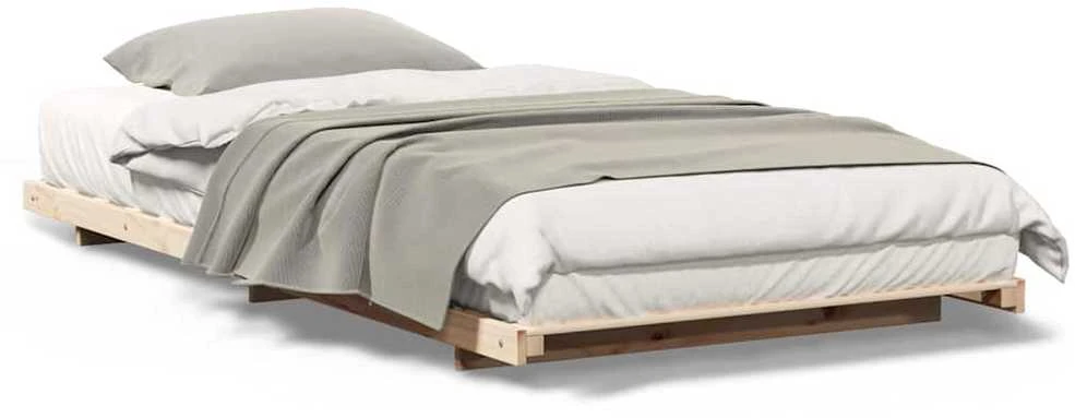 Lova Lovos rėmas Ruda 80 x 220 cm Kietos pušies mediena