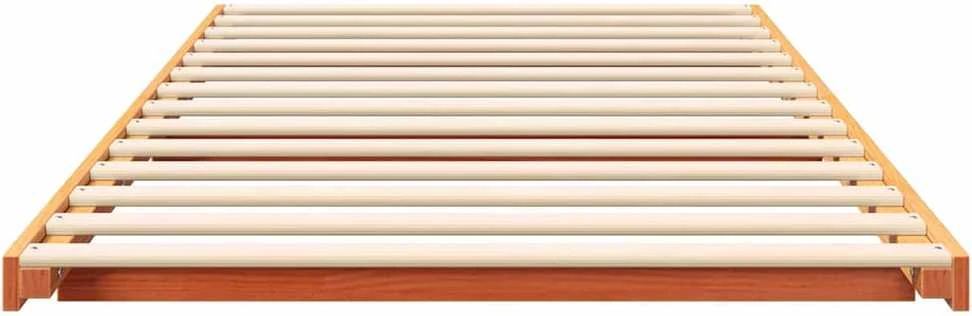 Lova Lovos rėmas Vaško ruda 80 x 210 cm Kietos pušies mediena
