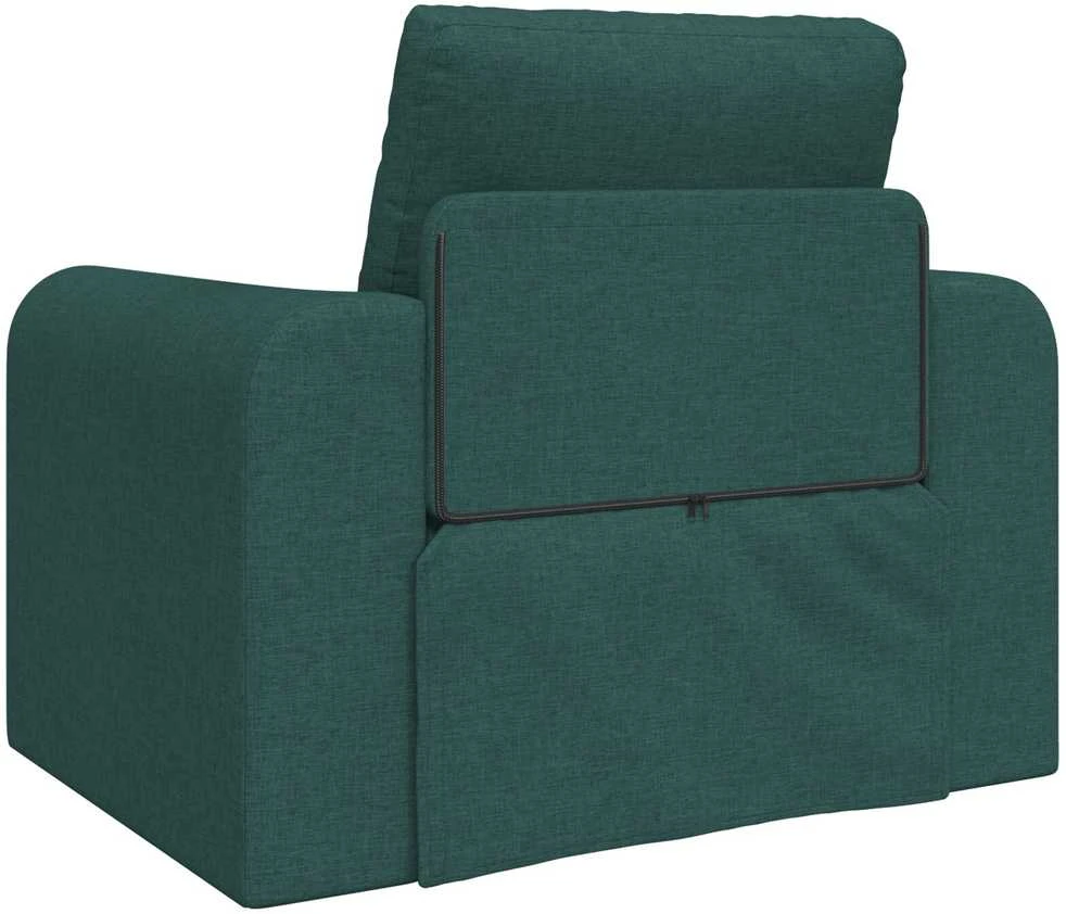 Sofa lova Tamsiai žalia 98 x 71 x 83 cm audinys
