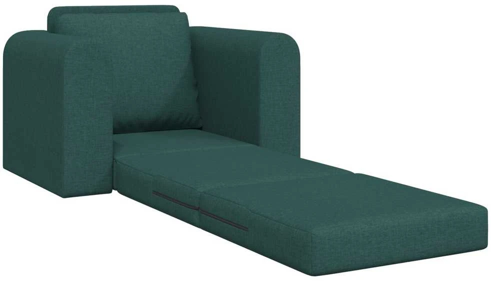 Sofa lova Tamsiai žalia 98 x 71 x 83 cm audinys
