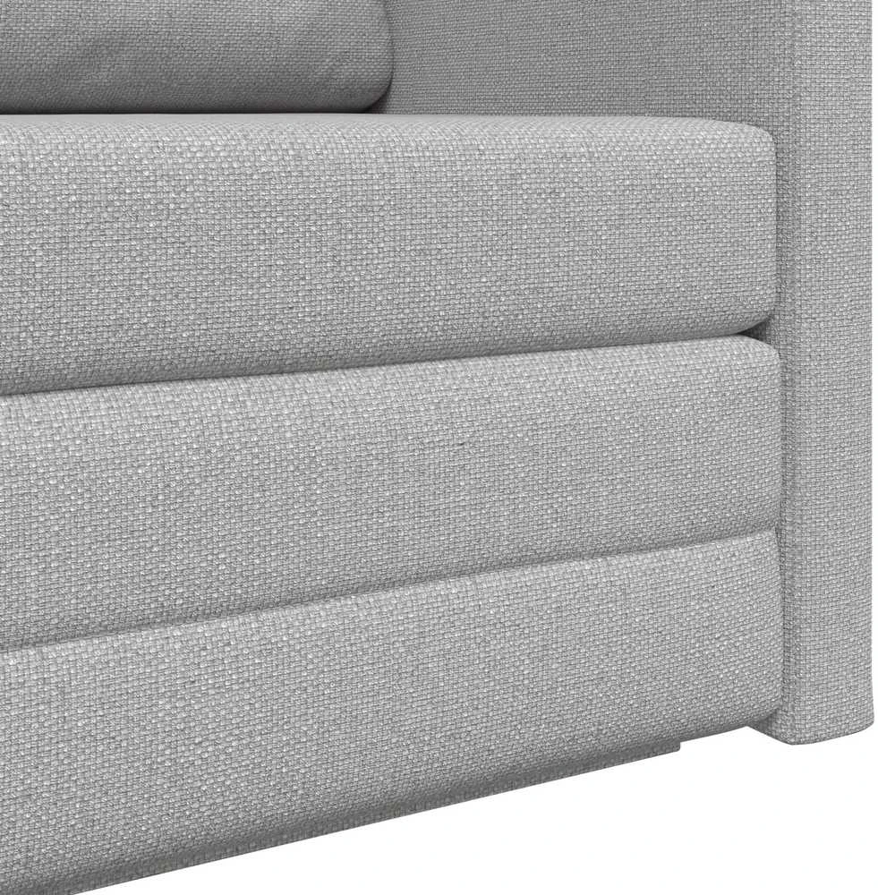 Sofa lova Debesų pilka 124 x 71 x 78 cm audinys