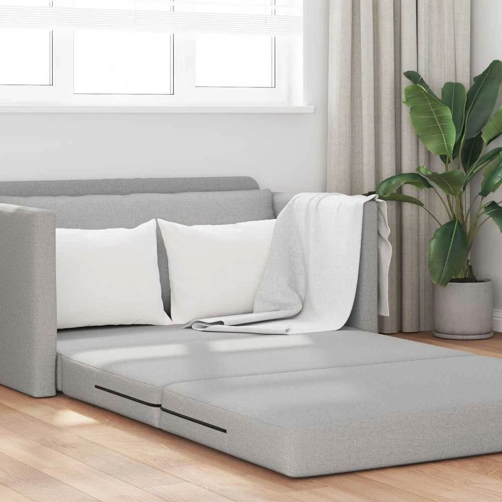 Sofa lova Debesų pilka 124 x 71 x 78 cm audinys