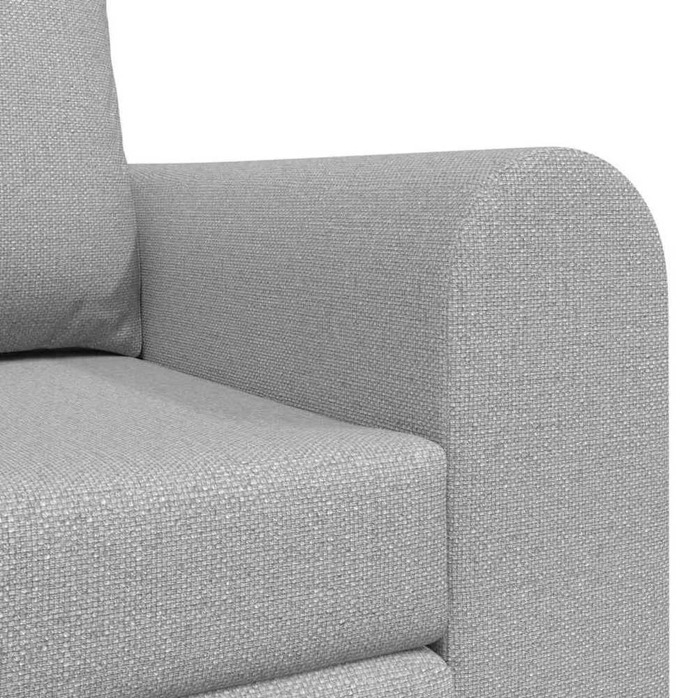 Sofa lova Debesų pilka 148 x 71 x 83 cm audinys
