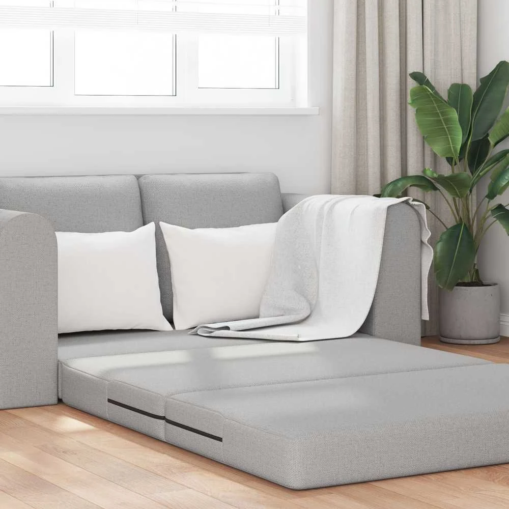 Sofa lova Debesų pilka 148 x 71 x 83 cm audinys
