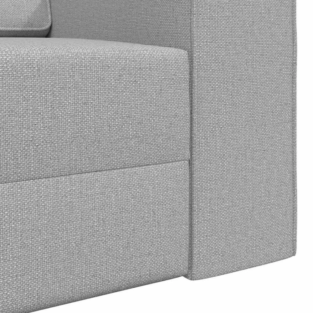 Sofa lova Debesų pilka 245 x 78 x 77 cm audinys
