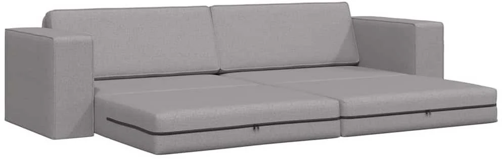 Sofa lova Debesų pilka 245 x 78 x 77 cm audinys