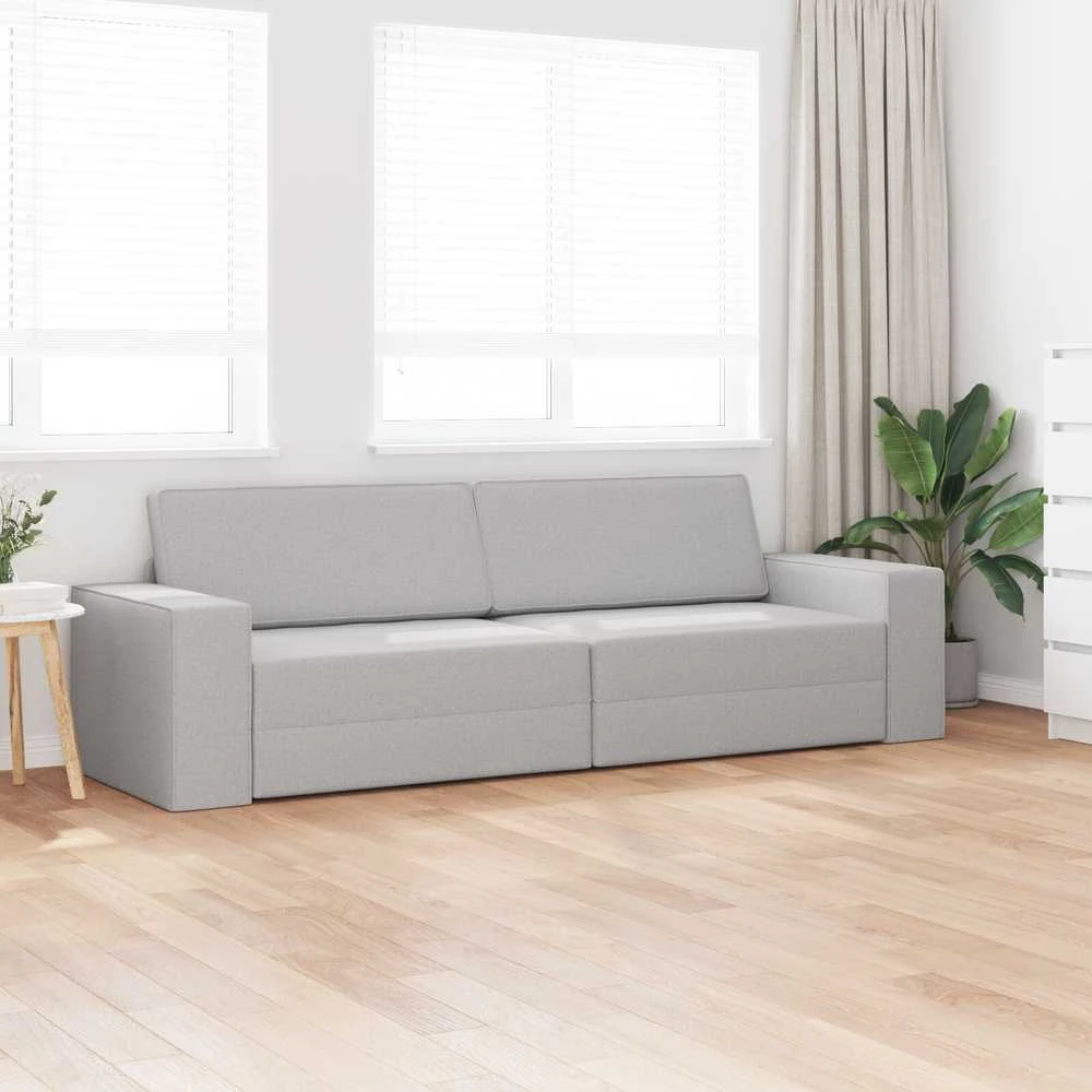 Sofa lova Debesų pilka 245 x 78 x 77 cm audinys